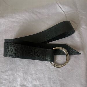 BRAVE Dark brown leather Celina belt